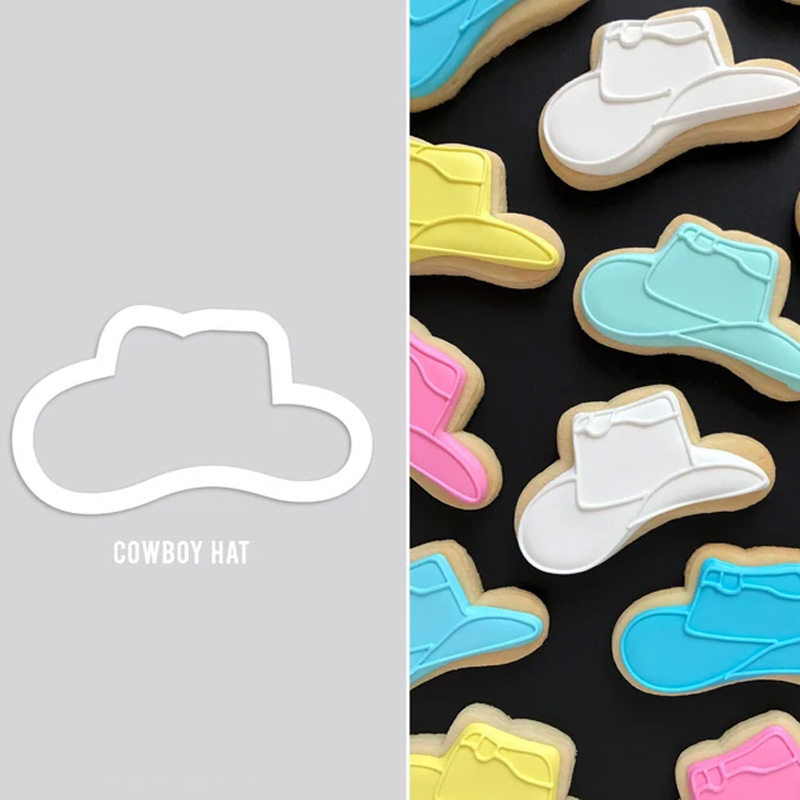 Personalized Cowgirl Cowboy Western Bootie Cookie Cutter Gift For Horse Lover Barn Owner Cutter 3D Printed Baking Supplies Fondant Tool Craft Stamp for Equestrian Lover