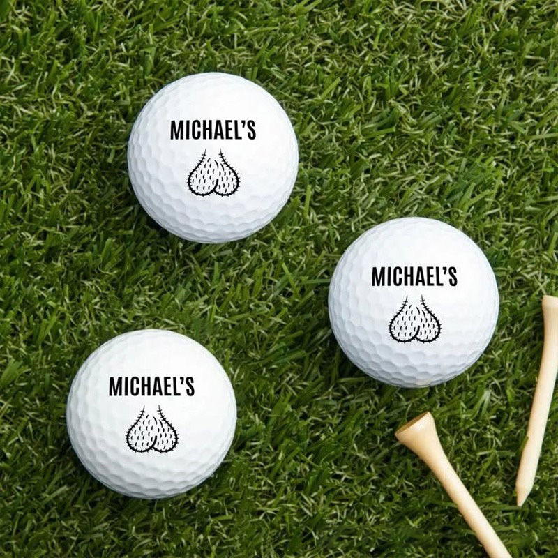 Personalized Funny Golf Balls with Custom Name Christmas Gift Golf Gifts for Men