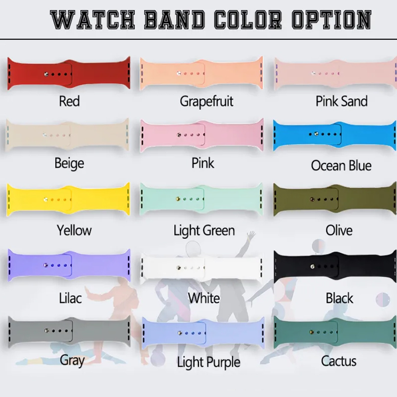 Personalized Soccer Apple Watch Band Custom Name and Number Strap