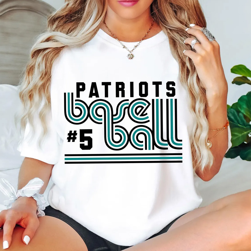 Personalized Name and Numbered Baseball Shirt High School Baseball Sport Shirt Baseball Mom Gift