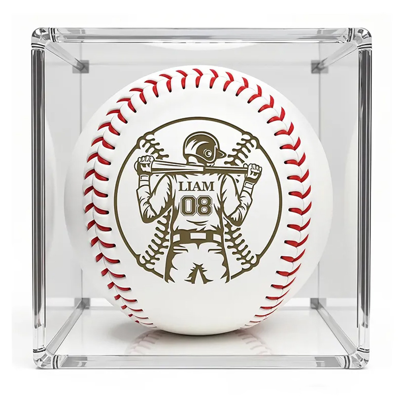 Personalized Baseball with Custom Player Back Design and Name