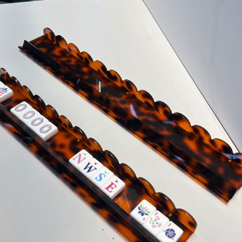 Acrylic Mahjong Pushers Magnetic Wave Pushers Available in Five Colors