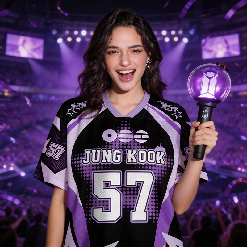 K-Pop Group Mesh Jersey K-Pop Jersey K-Pop Fan Merch Concert Outfit