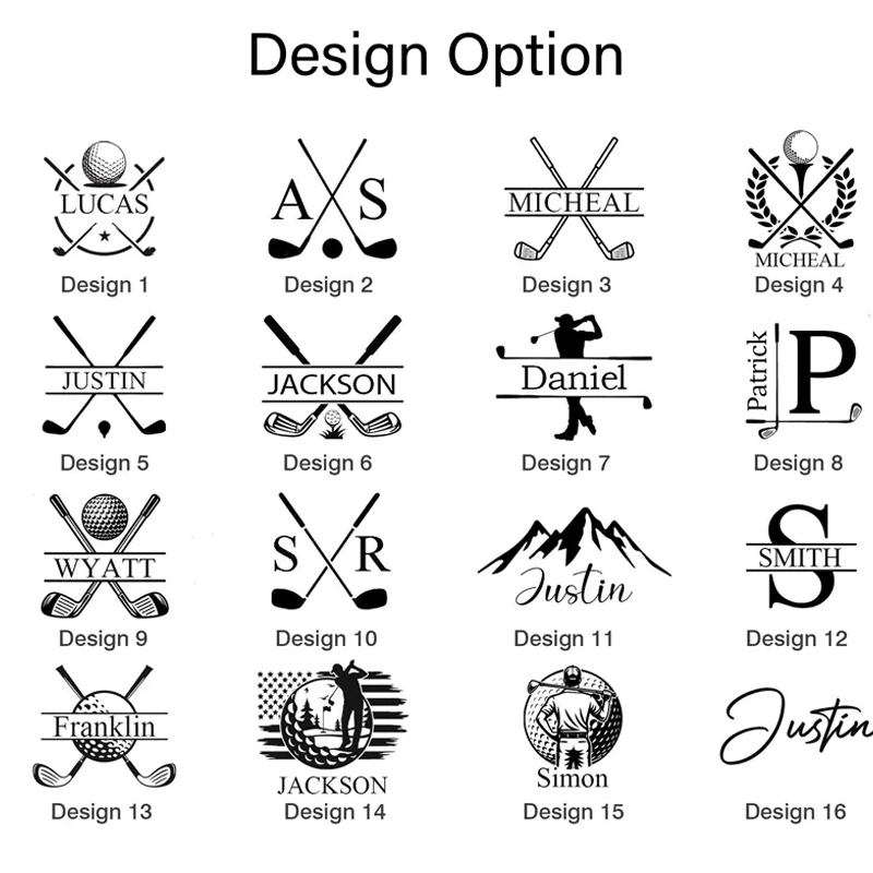 Personalized Golf Bag Golf Gift for Golfer Gift for Him Golf Gift for Dad Custom Name Initials