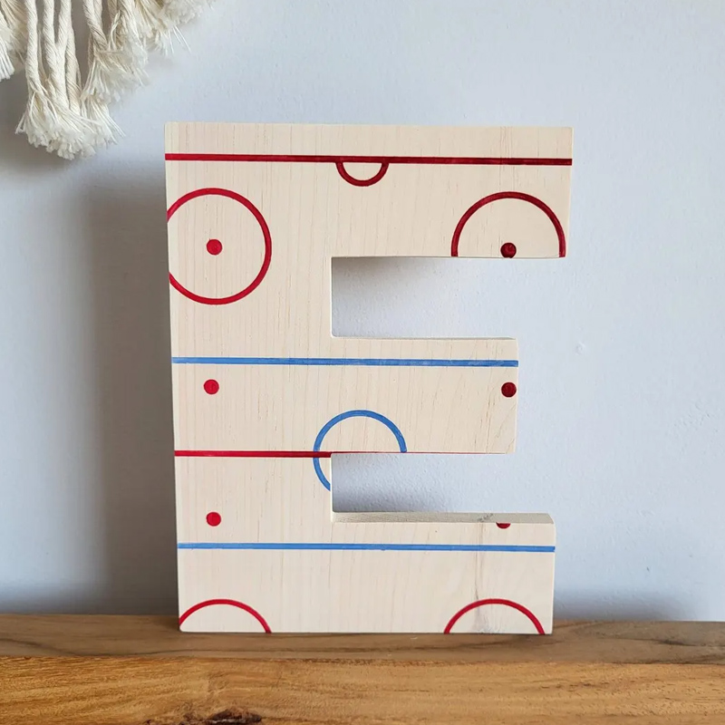 Personalized Wooden Sports Name Sign Sports Letter Wall Decoration Custom Letter