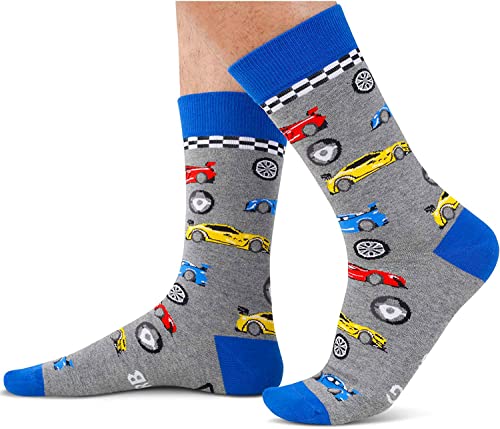 Do Not Disturb I'm Watching Racing Funny Race Car Novelty Crew Socks Checkered Flag Socks Gift For Motorsport Racing Enthusiasts