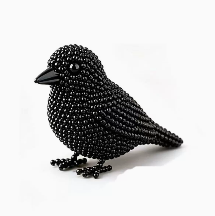 Personalized DIY Bead Bird Handmade Beading Kit Cute Animal Ornament Craft Gift For Adults Bird Lover Home Decor
