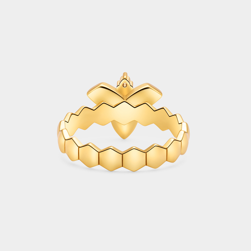 Personalized Bee Ring Cute My Honey Engravable Name for Sweet Couples and Cute Style Admirers