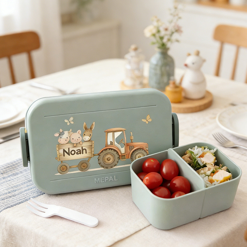 Personalized Mepal Lunchbox Animal World Lunchbox for Girls and Boys gift Personalized Birthday Gift School Enrollment Gift for kids