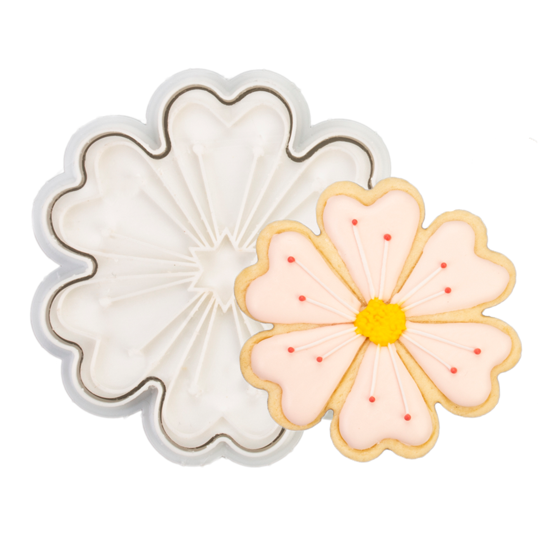 Flower Cookie Cutter Set Spring Floral Cookie Cutters Rose Daisy Sunflower Leaf Cutters Cute Garden Sugar Cookie Decor