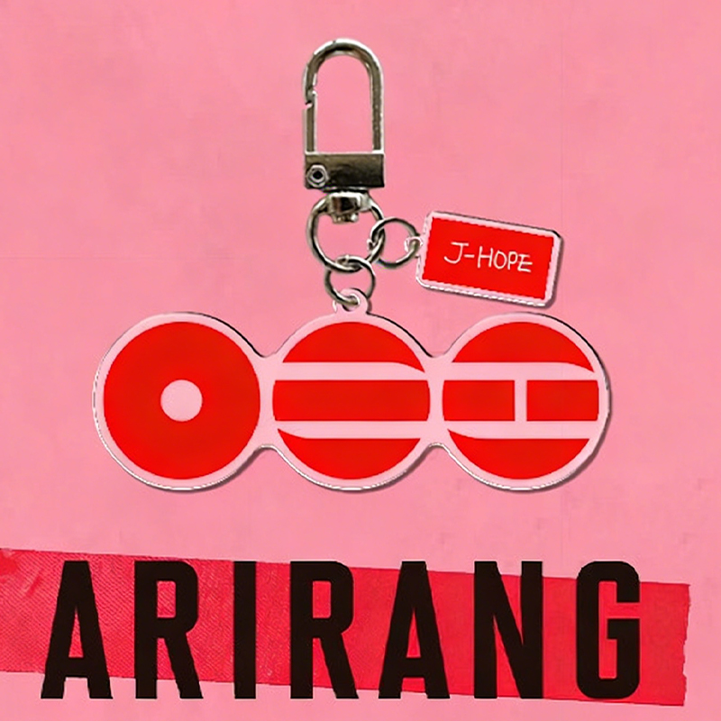 Personalized 2026 World Tour ARIRANG Acrylic Keychain with Member Name Tag for ARMY