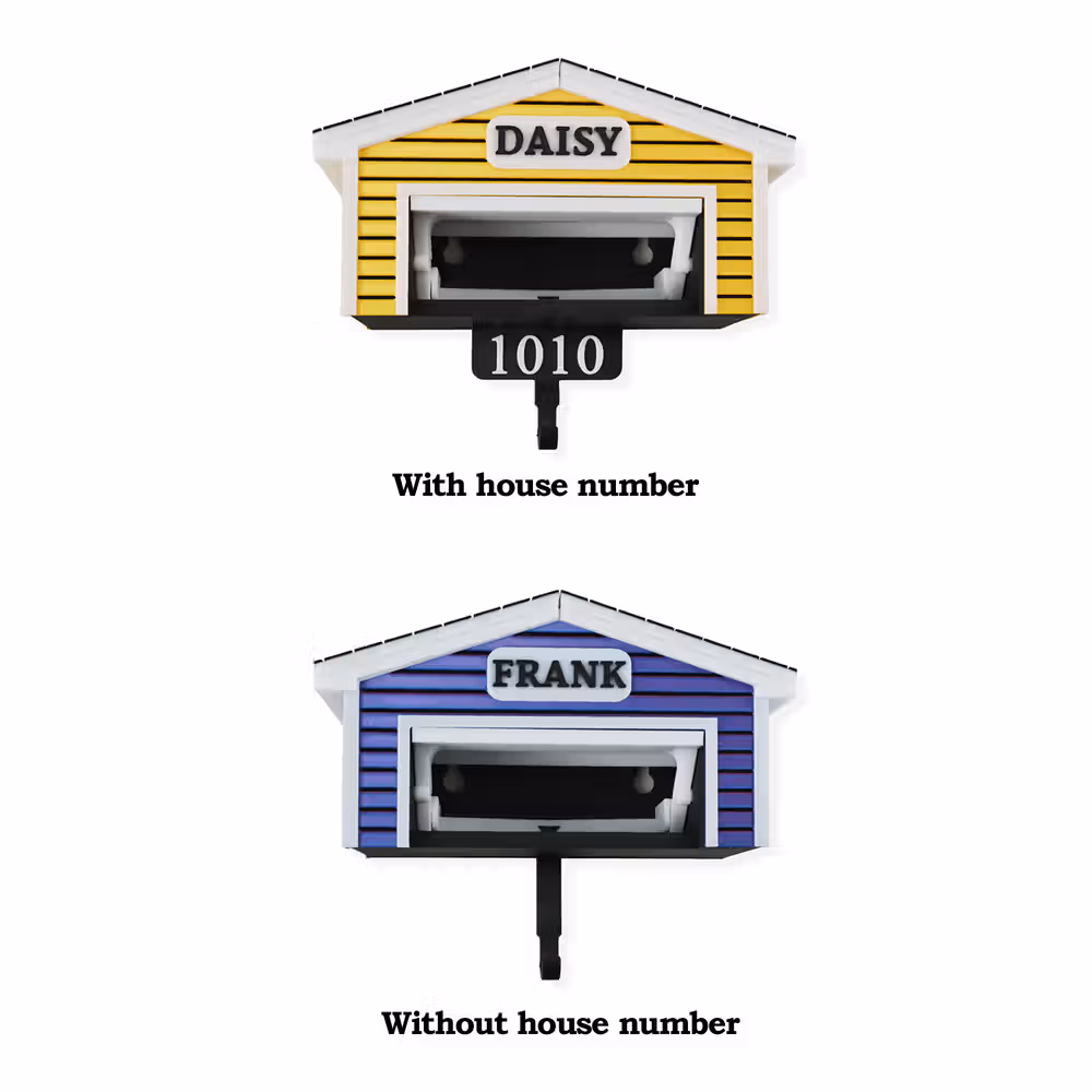 Personalized Mini Garage Key Holder, Custom Name Wall Mount Key Hook with Toy Truck