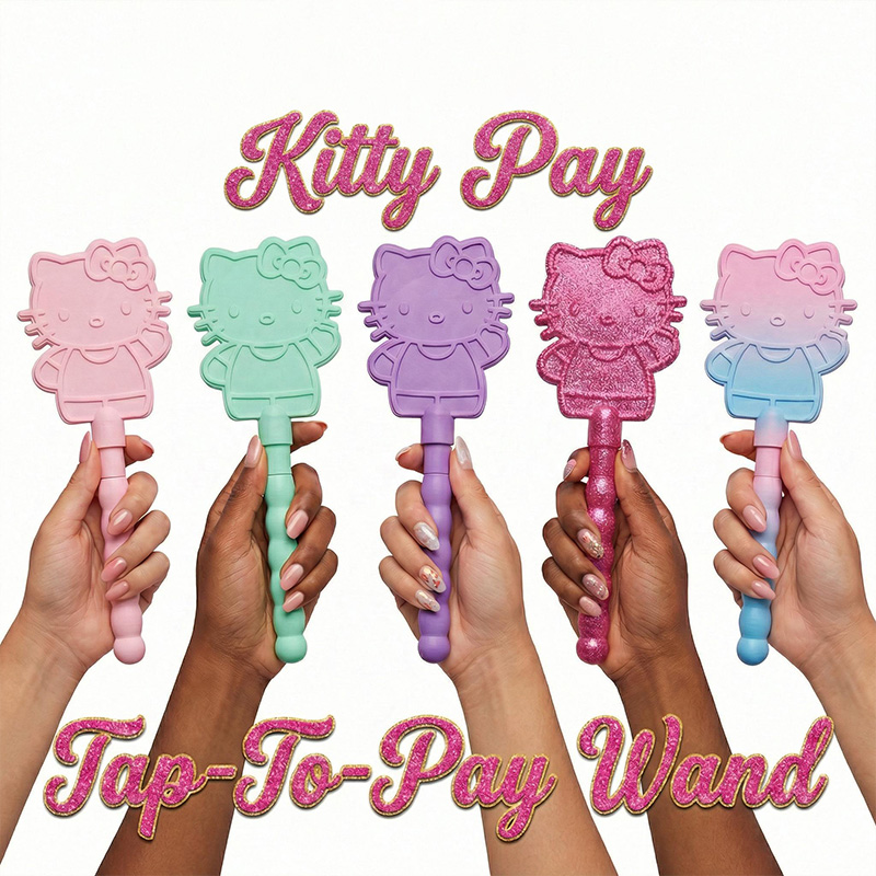 Hello Kitty Pay Wand – Adjustable Credit Card Holder for Payments