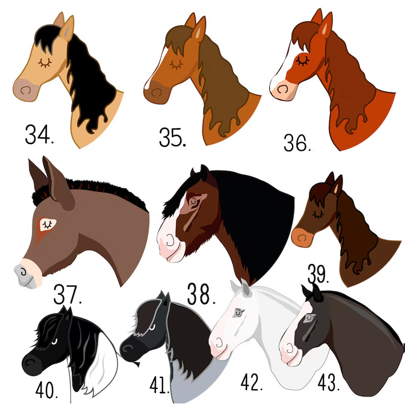 Personalized Horse Bridle ID Tag Equine Charm Aluminium Gift for Equestrain Lovers