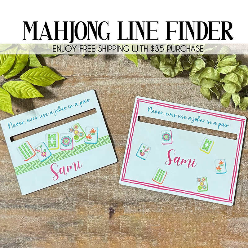 Mahjong Line Reader Gifts Mahjong Accessories Mahjong Line Finder Mahjong Lover Gift