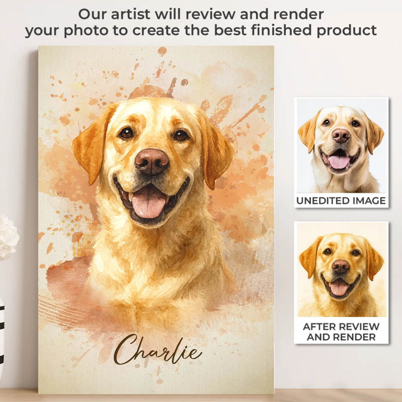 Personalized Pet Lover Pet Memorial Sympathy Gifts for Dogs Pet Portrait