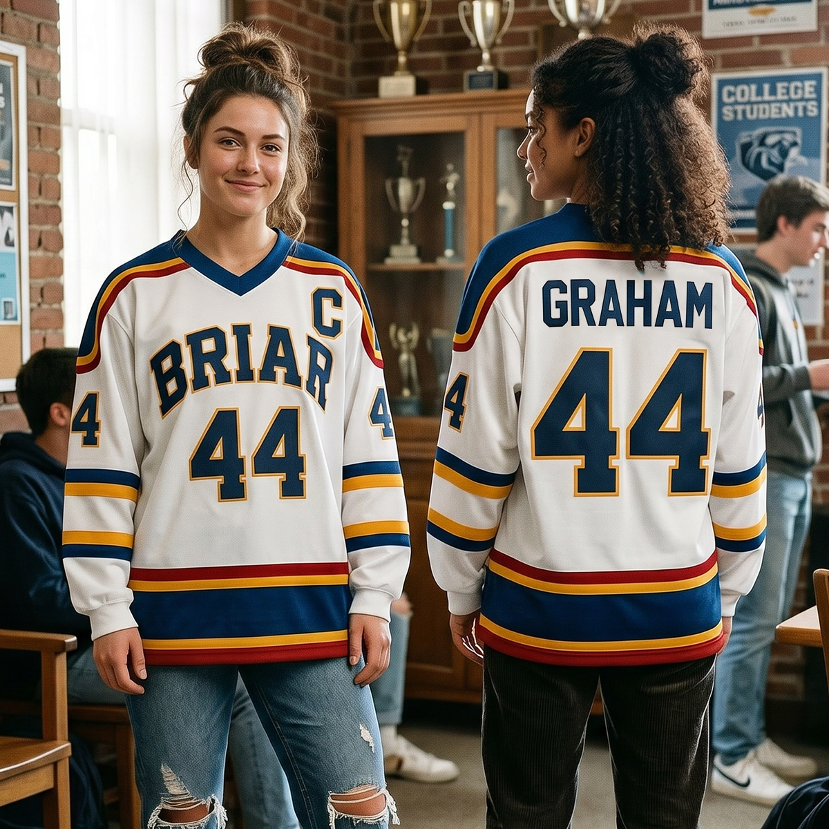 Personalized Hockey Romance Hockey Jersey Bookish Apparel Hockey Fan Lover 