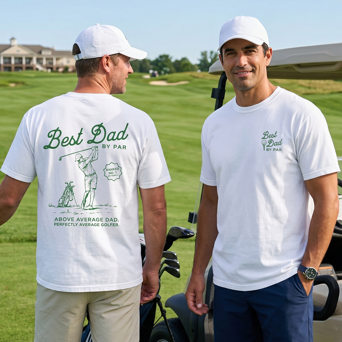 Golf Dad Shirt Best Dad By Par T-Shirt Fathers Day Gift Golf