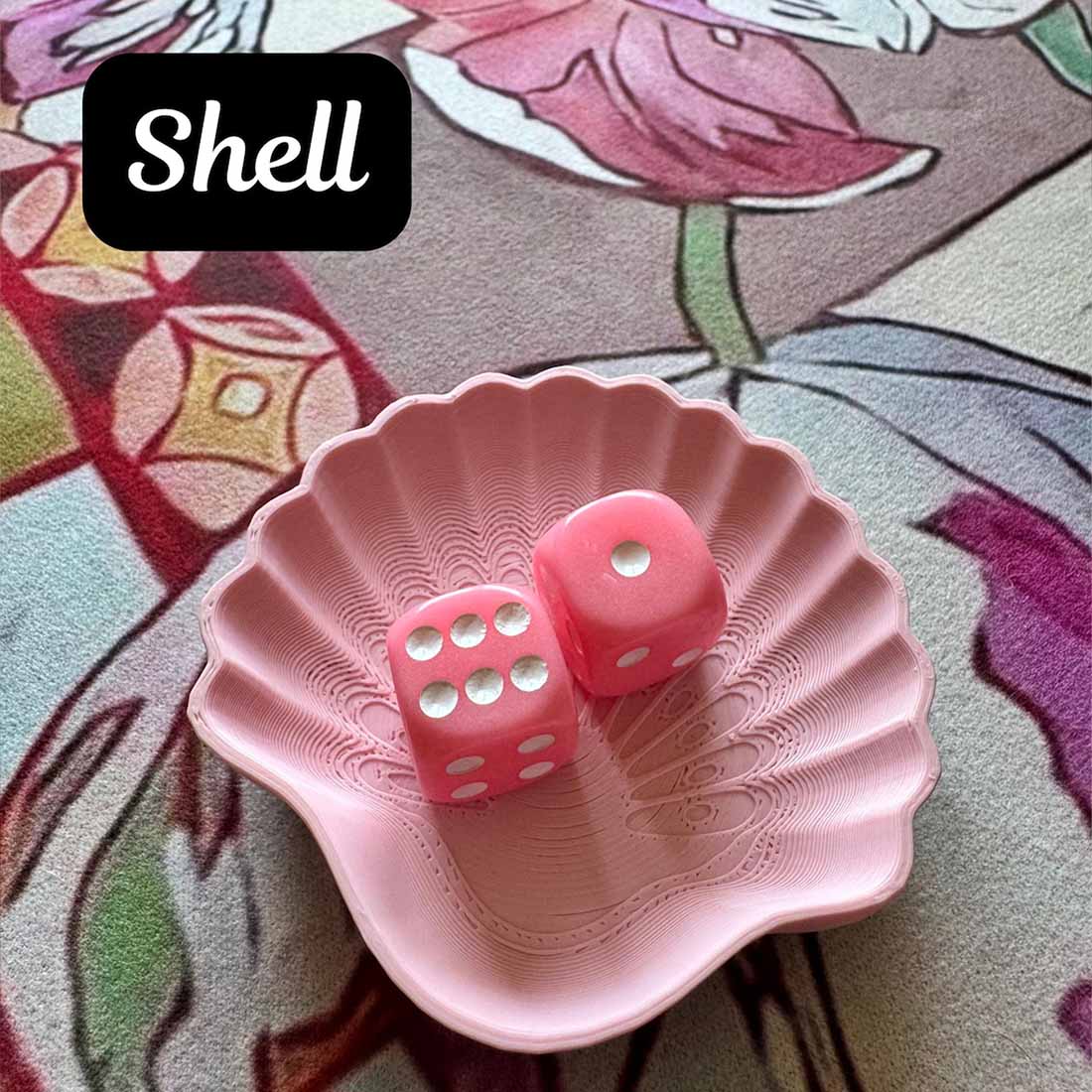 3D Printed Mahjong Trinket Dish Game Night Dice Tray Accessory