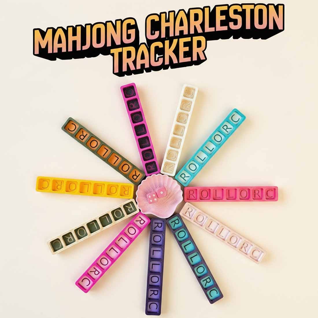 Personalized Mahjong Charleston Tracker 3D Printed Passing Guide Tool American Mahjong Accessory