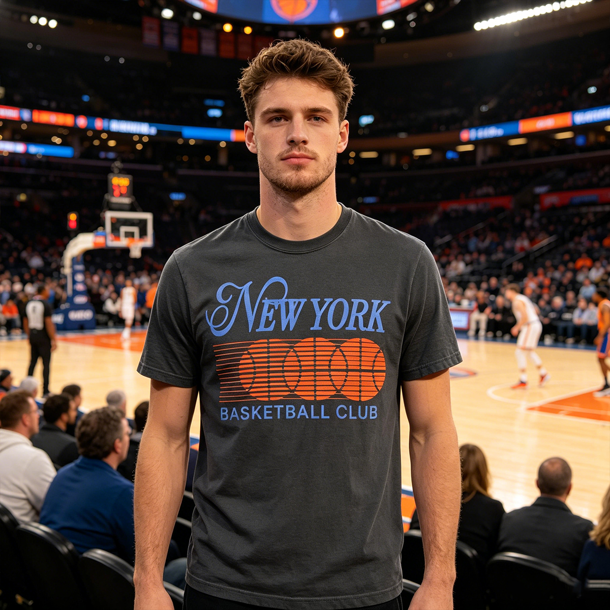 Personalized New York Basketball T-Shirt Statue of Liberty Basketball Gift for Fans