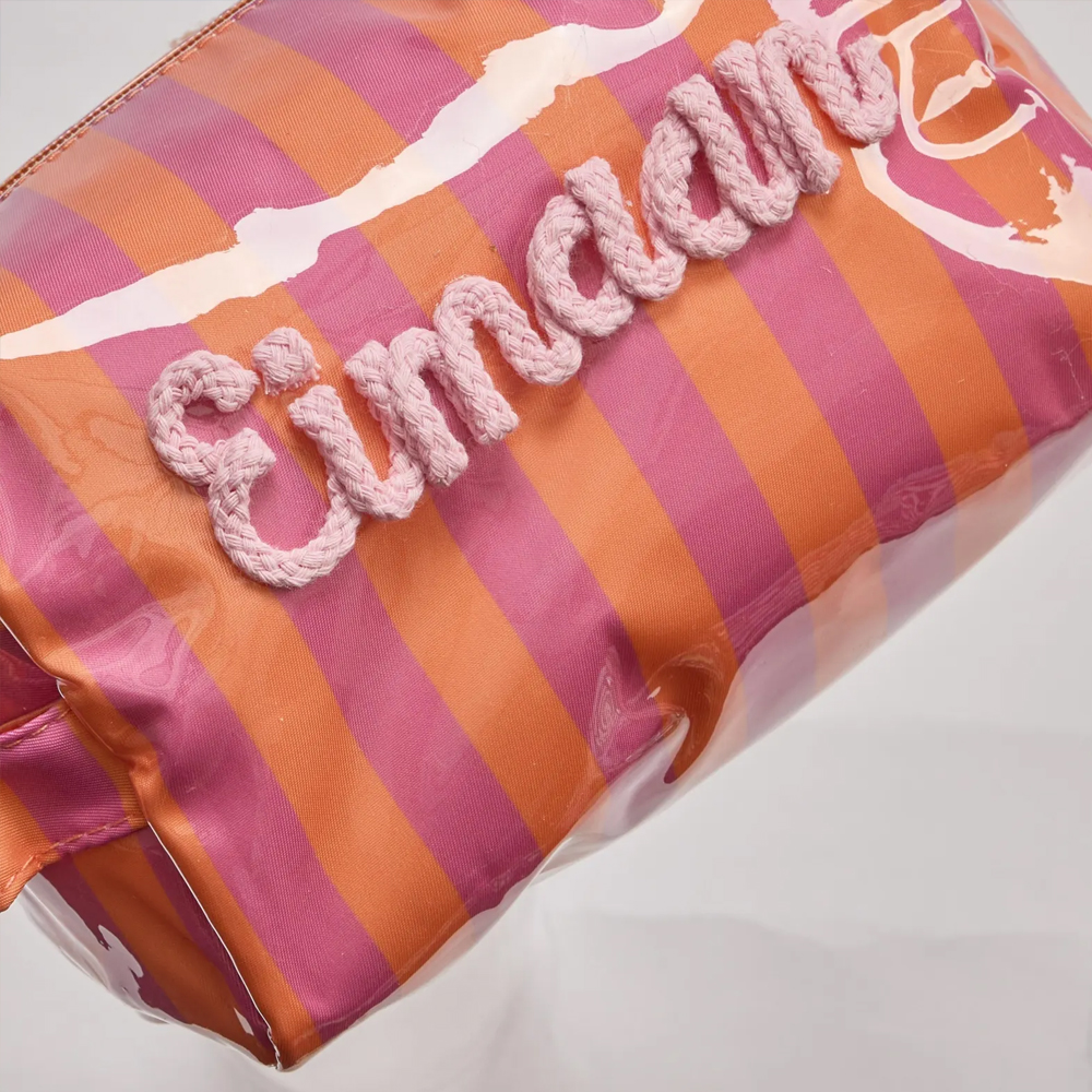 Personalised Waterproof Makeup Bag Name Travel Toiletry Bag Summer Vacation Cosmetic Bag Birthday Gift Gift for Her