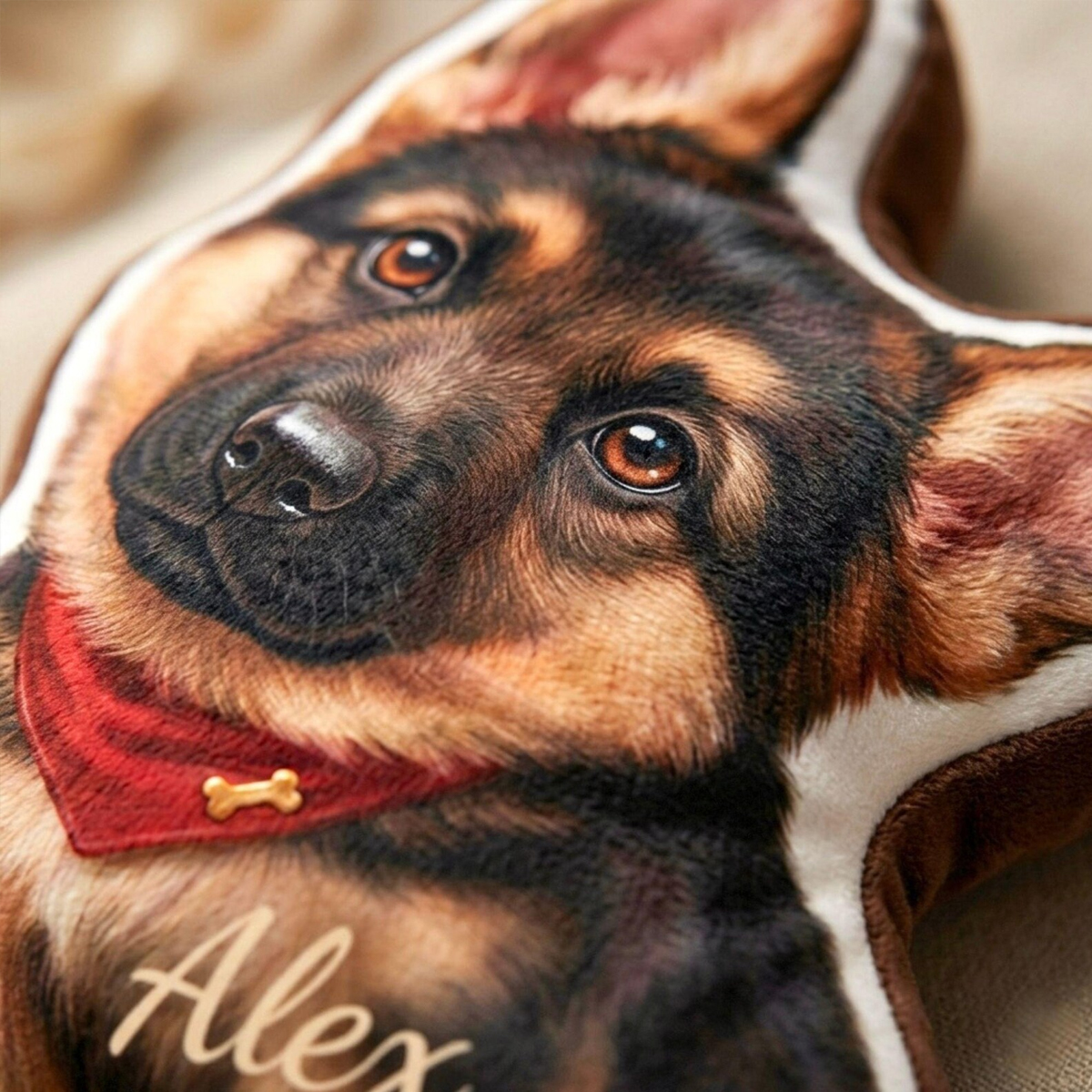 Personalized Pet Throw Pillow Custom Pet Photo and Name Gift for Pet Lovers Dog Mom