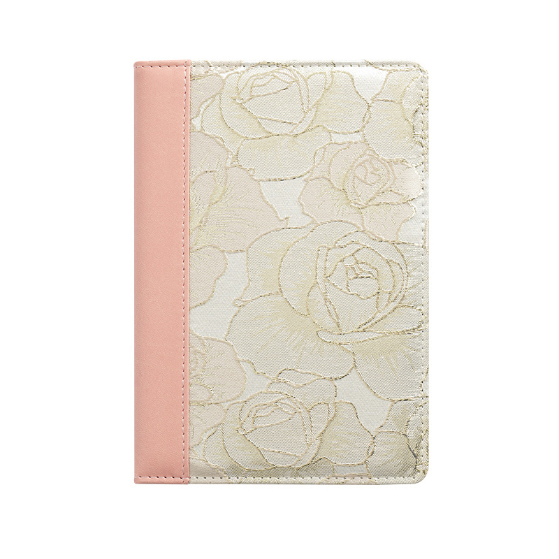 Personalized Fabric Notebook with Dot Matrix Inner Core Custom Name Gift for Her