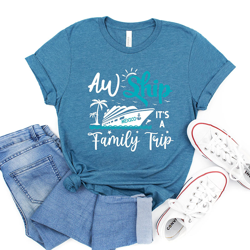 Personalized Family Cruise Trip Shirt Custom Matching Cruise Tees with Names Gift Family Vacation Tee Gift for Family Travel
