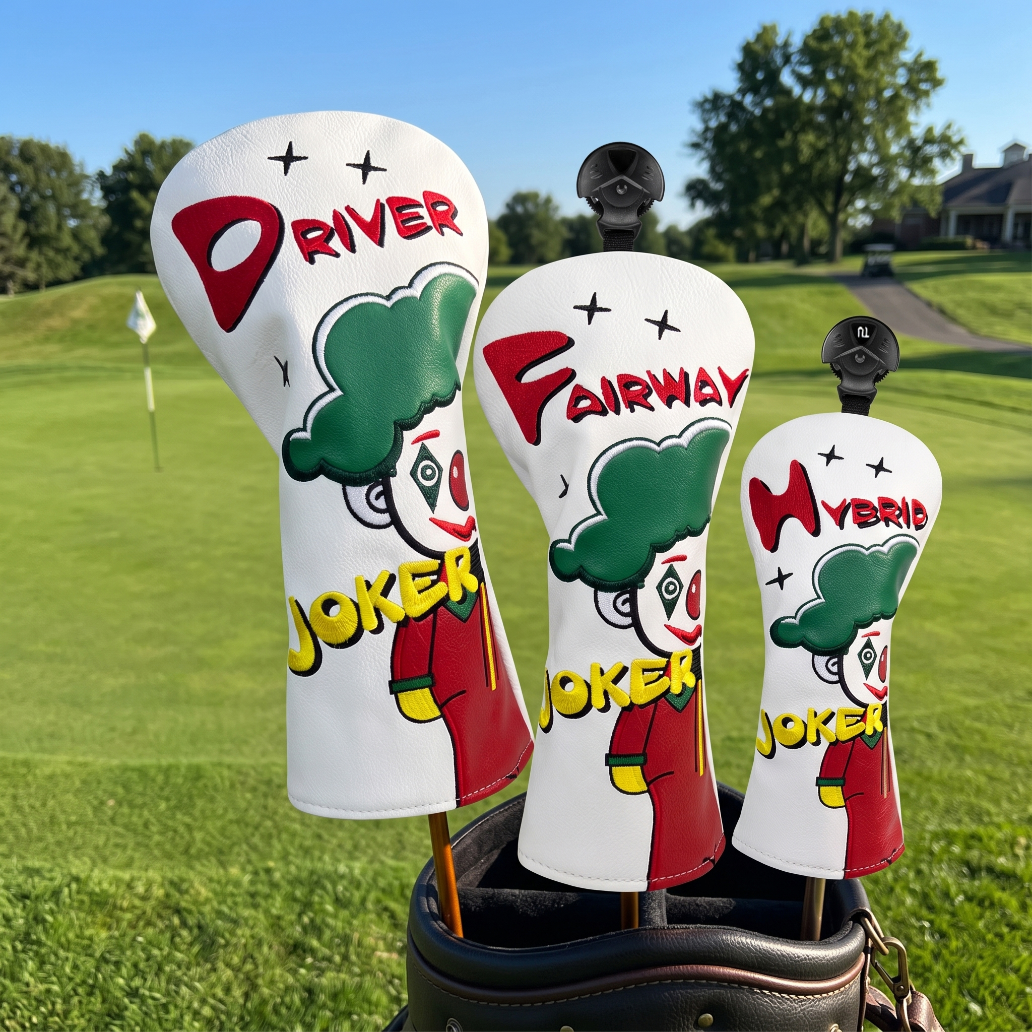 Golf Club Headcovers Set 5 Styles Gift for Golf Lovers