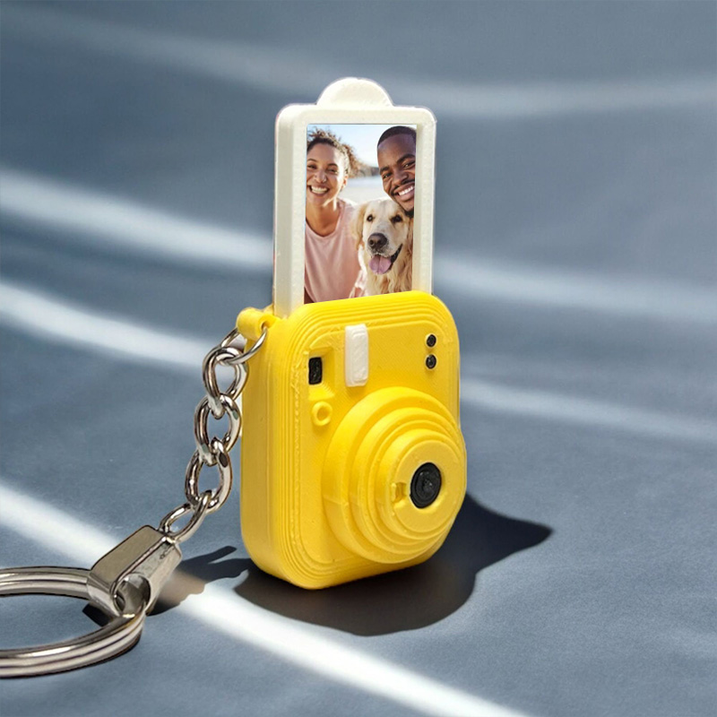 Personalized Mini Camera Keychain Gift for Husband Wife Custom Photo Insert Couple Gift Photo Gift