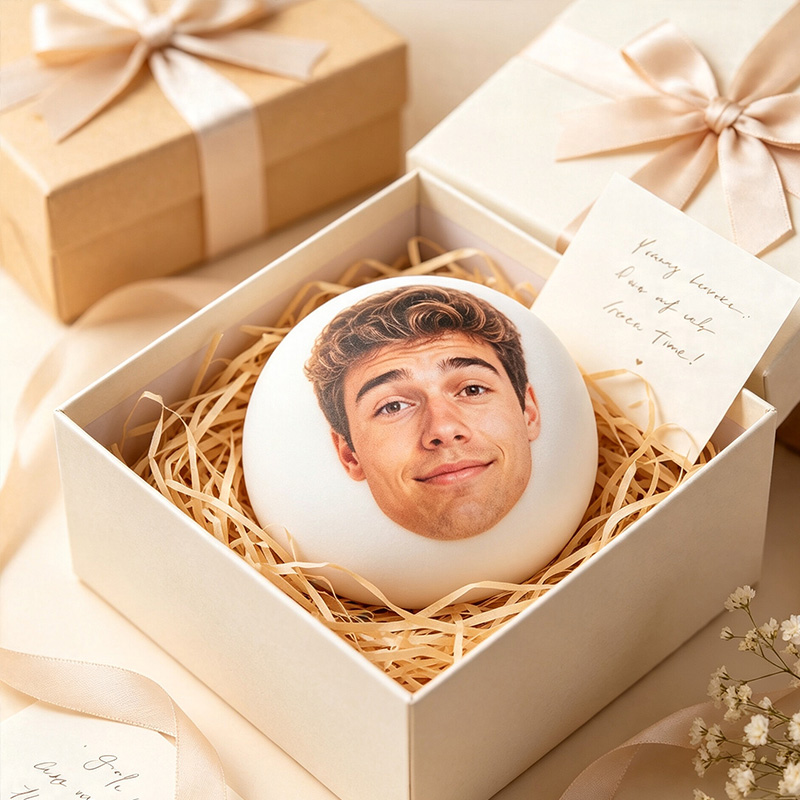 Personalized Bachelor Party Funny Gift Face Stress Ball Personalized Photo Squishy Bun Funny Desk Fidget Toy Gift for Wife from Husband 