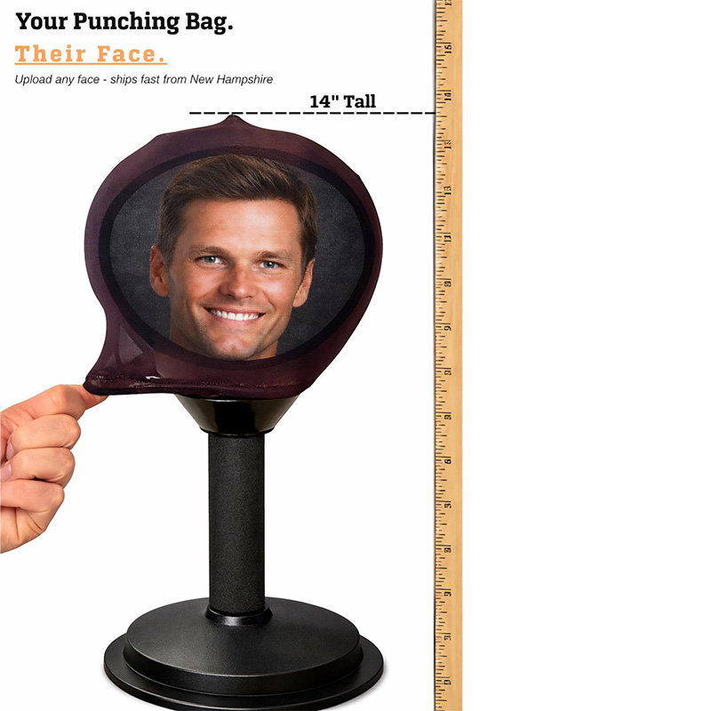 Personalized His Face Photo Punching Bag Upload Any Photo or Face Funny Personalized Gift, Ships Fast Wife Gift from Husband Gift for Her
