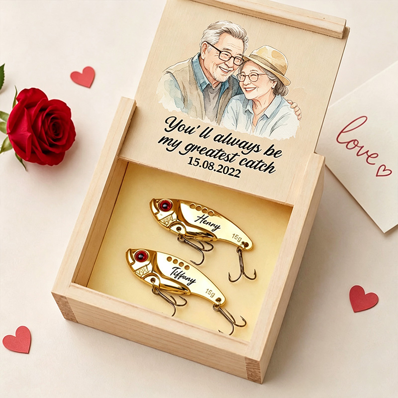 Personalized You Are My Greatest Catch Couple Custom Fishing Lure