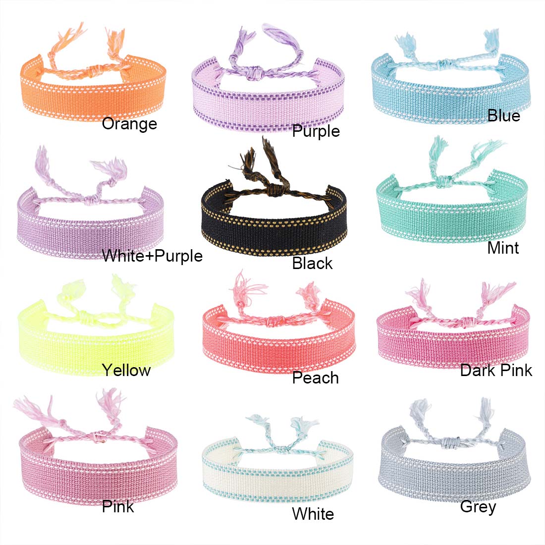 Personalized Star of Life Medical Alert ID Bracelet Emergency Environmentally Friendly Rope Care Gift for Breast Cancer Woman