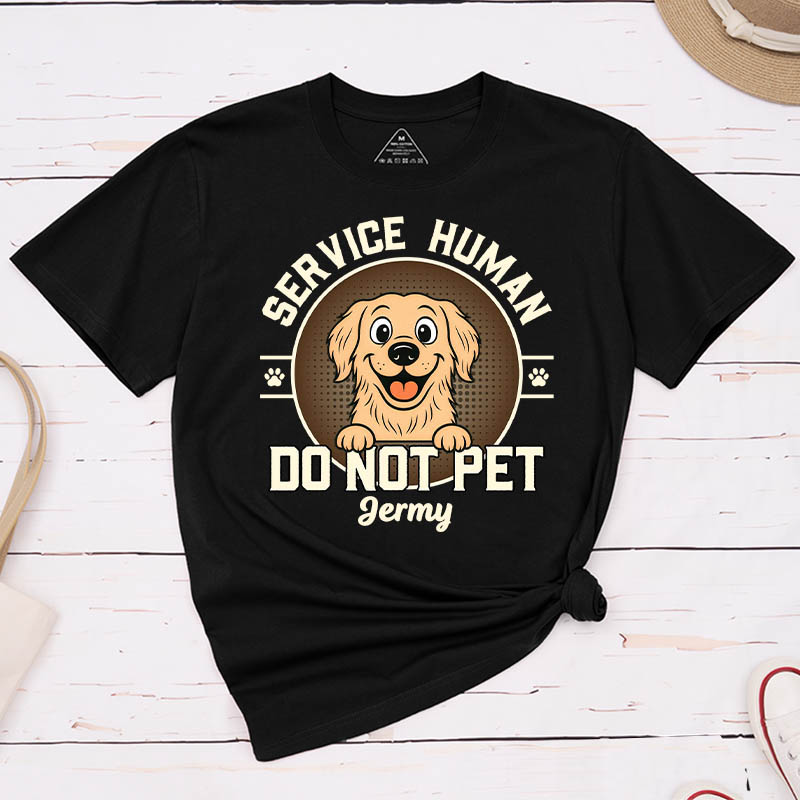 Personalized Service Human Logo T-Shirt Gifts for Pet Lover for Dog Lover