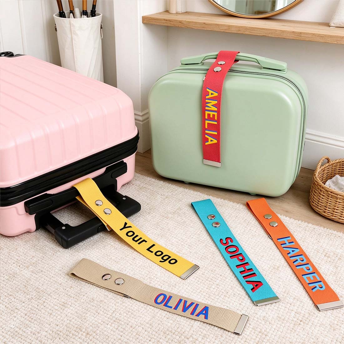 Personalized Luggage Tag Custom Luggage Strap With Name Travel Accessories