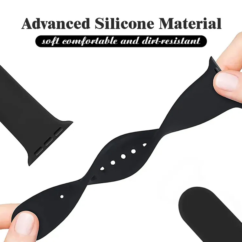 Personalized Mountain Bike Watch Band Silicone Laser Engraved Apple Watch Compatible Series for Cycling Lovers 