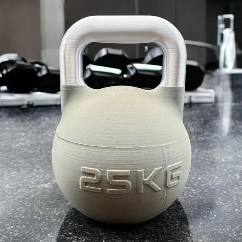 Personalized 3D Printed Kettlebell Protein Supplement Holder Gym Accessories Custom Colors Available Athlete Gift for Coach Trainer Gym Lover