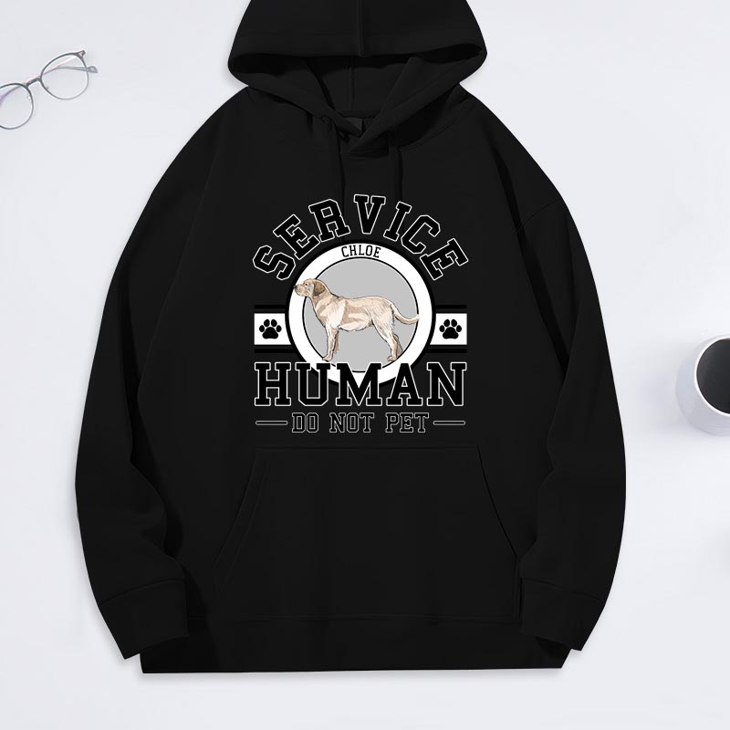 Personalized Dog Lover Service Human Classic Hoodies