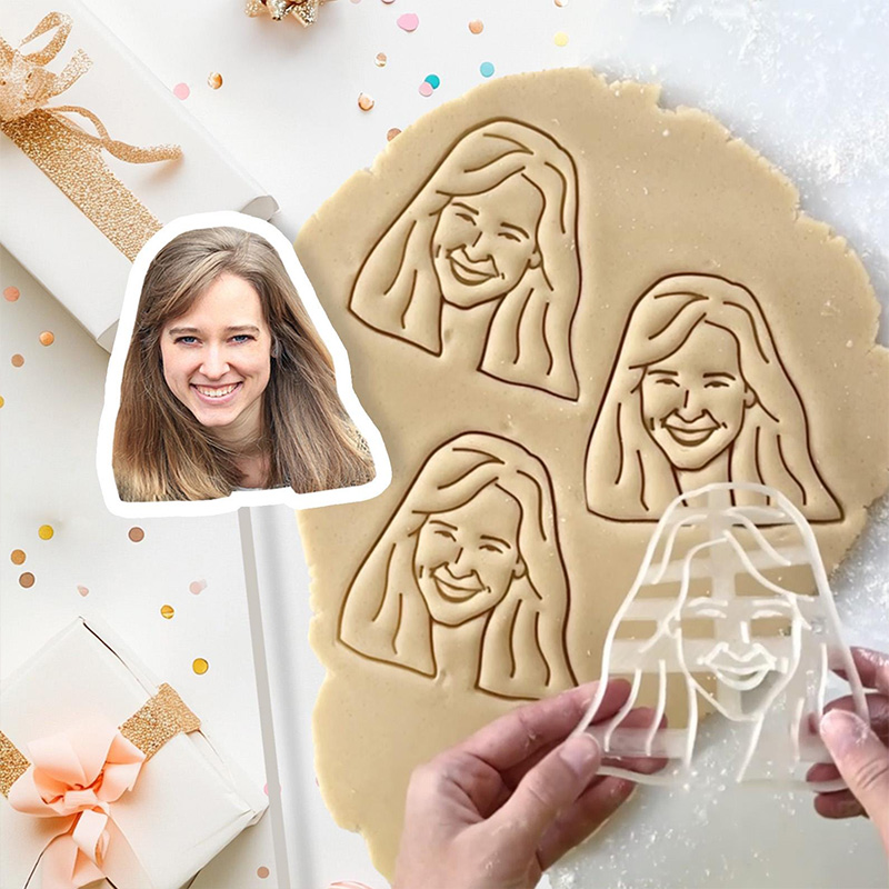 Personalized Face Photo Cookie Cutter Funny Cookie Gift Wedding Gift Custom Face Photo Gift Face Cookie Cutter Valentine's Day Gift 