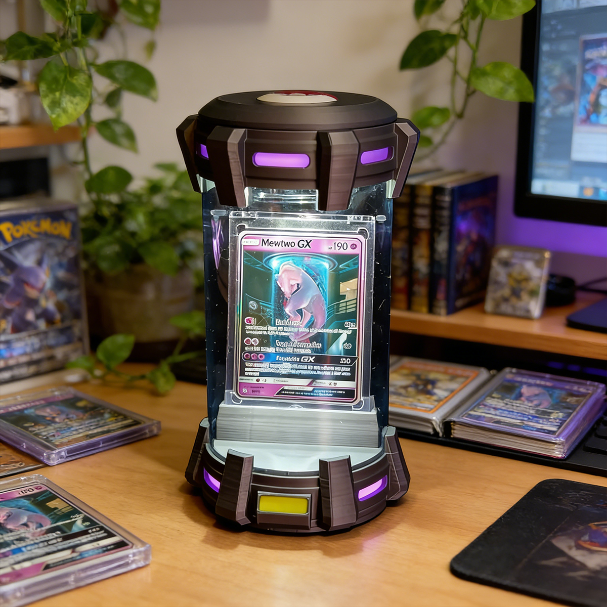 [Copy]Personalized Question Block TCG Deck Box & Dice Cup 3D Printed Card Storage Gaming Accessory