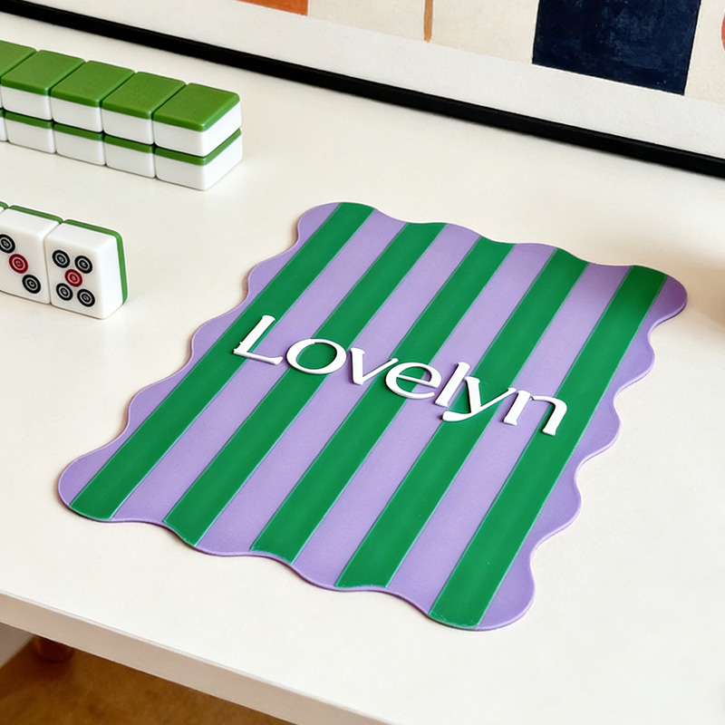 Mahjong Tile Mixer Personalized Mahjong Accessory Mahj Gift Tile Shuffler Mahjongg Lover Gift Custom Sponsor Souvenir Trendy Stripe Shuffler