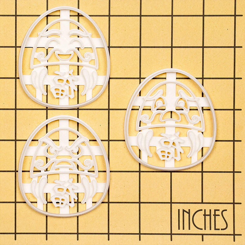 Personalized Daruma Doll with“福”Cookie Cutter Gift of Encouragement Talisman of Good Luck and Perseverance