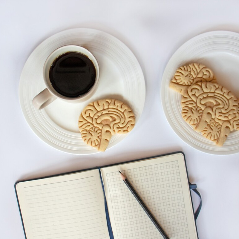 Personalized Science Anatomical Brain Cookie Cutter 3D Printed Baking Tool Craft Stamp for Geek Lover