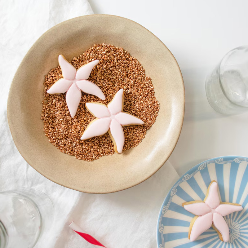 Personalized Seashell Cookie Cutter Beach Ocean Baking Mold 3D Printed Baking Tool Beach Parties Craft Stamp for Fishing Lover