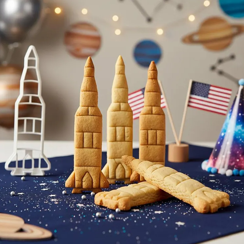 Personalized Solar System Cookie Cutter Space Galaxy Planets 3D Printed Baking Tool Craft Stamp for Geek Lover