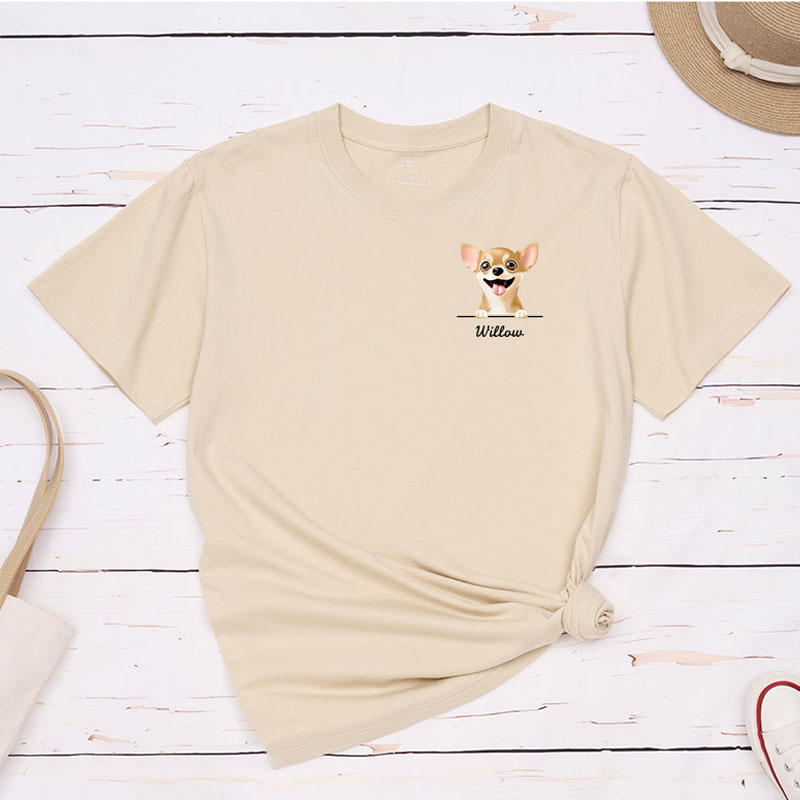 Personalized Dog Lover Dog Name T-Shirt