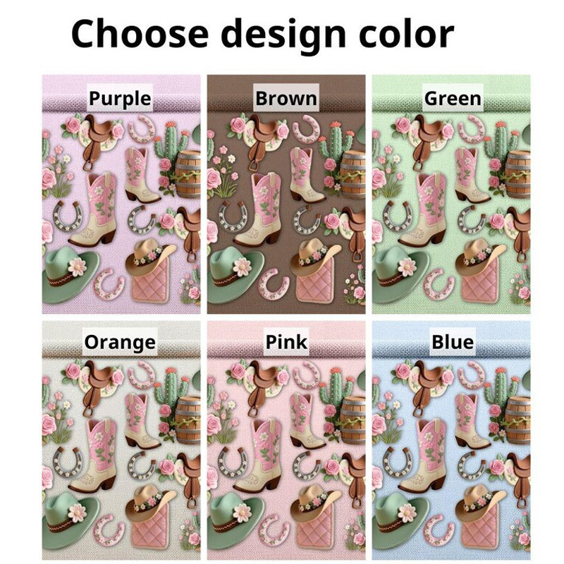 Personalized Cowgirl Hat Boots Horseshoes Accessories Organizer Basket Waterproof Laundry Basket with Handle and Name Bedroom Laundry Room Birthday Gift for Equestrian Lovers