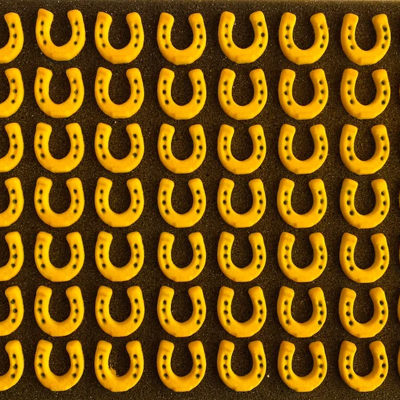 Personalized Horse Cowboy Hat Horseshoe Cookie Cutter Gift For Horse Lover Barn Owner Cutter 3D Printed Baking Supplies Fondant Tool Craft Stamp for Equestrian Lover